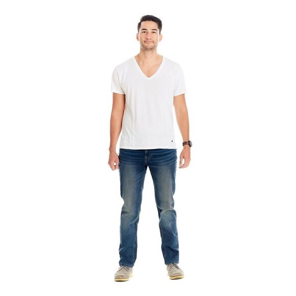 F#%K Your Khakis Athletic Fit OG Stretch Jeans Cowboy YLW Tint‎ 33 NWT IN PKG - Picture 1 of 8
